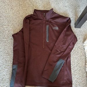 North Face Mens Quarter-zip pull over